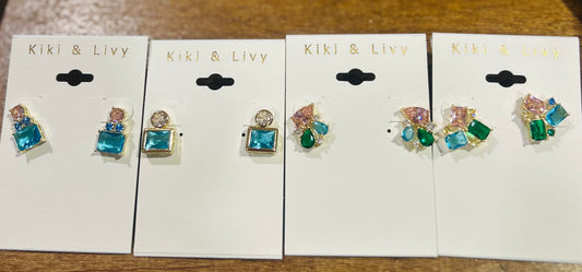 New Color Stone Studs