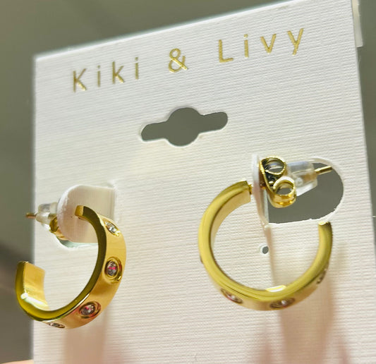 Livy Bling Hoops