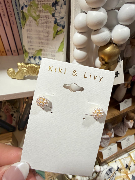 Pearl Cluster Studs