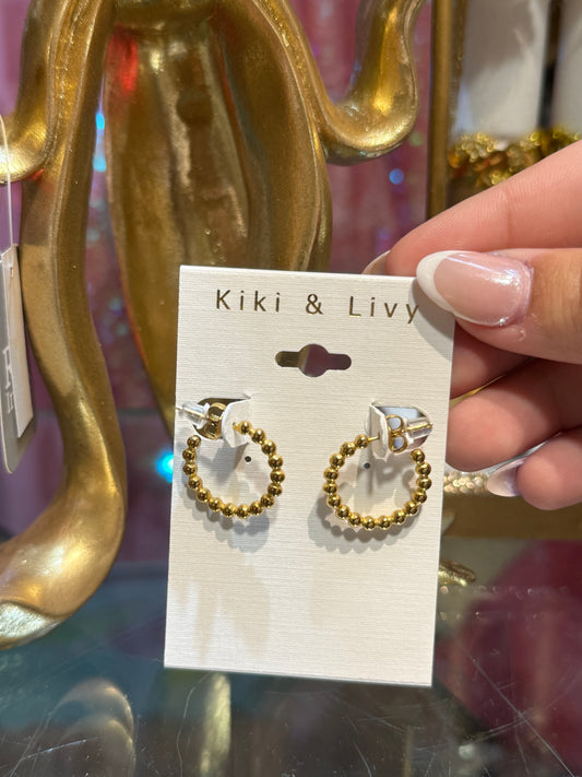 Kate Gold Ball Hoop