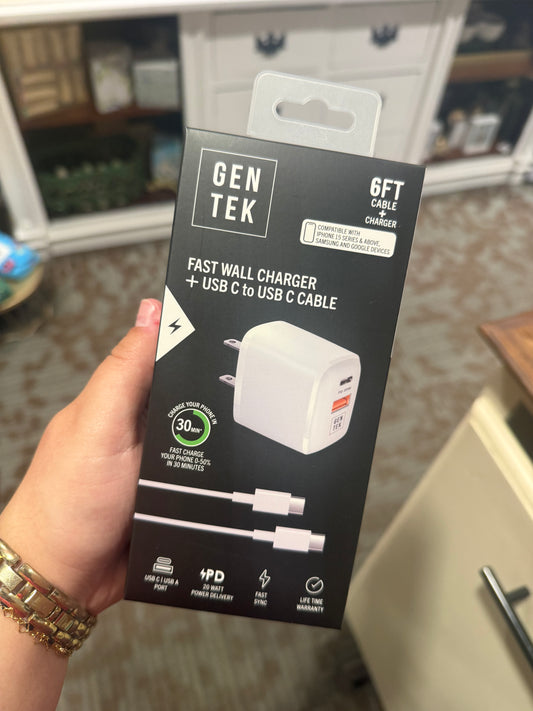 Fast Wall Charger & Block