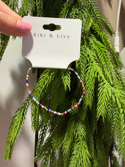 Red, White, & Blue Bracelet
