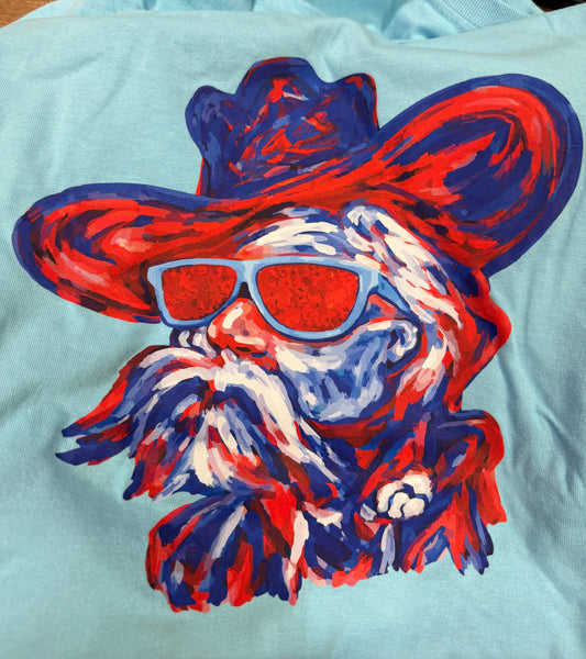 Sky Blue Rebel Mascot T-Shirt (XL)