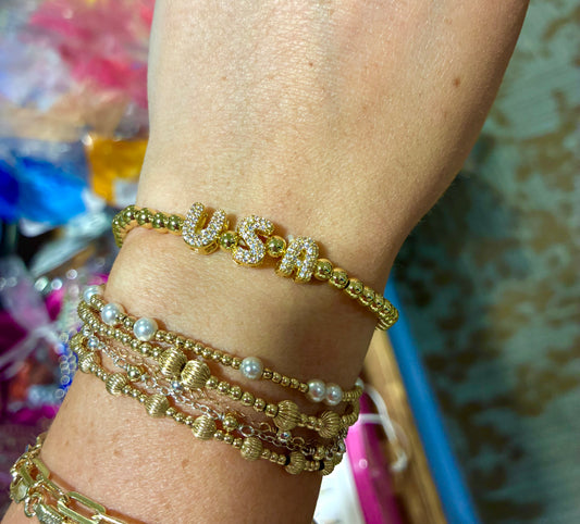 Alex Carol USA beaded bracelet