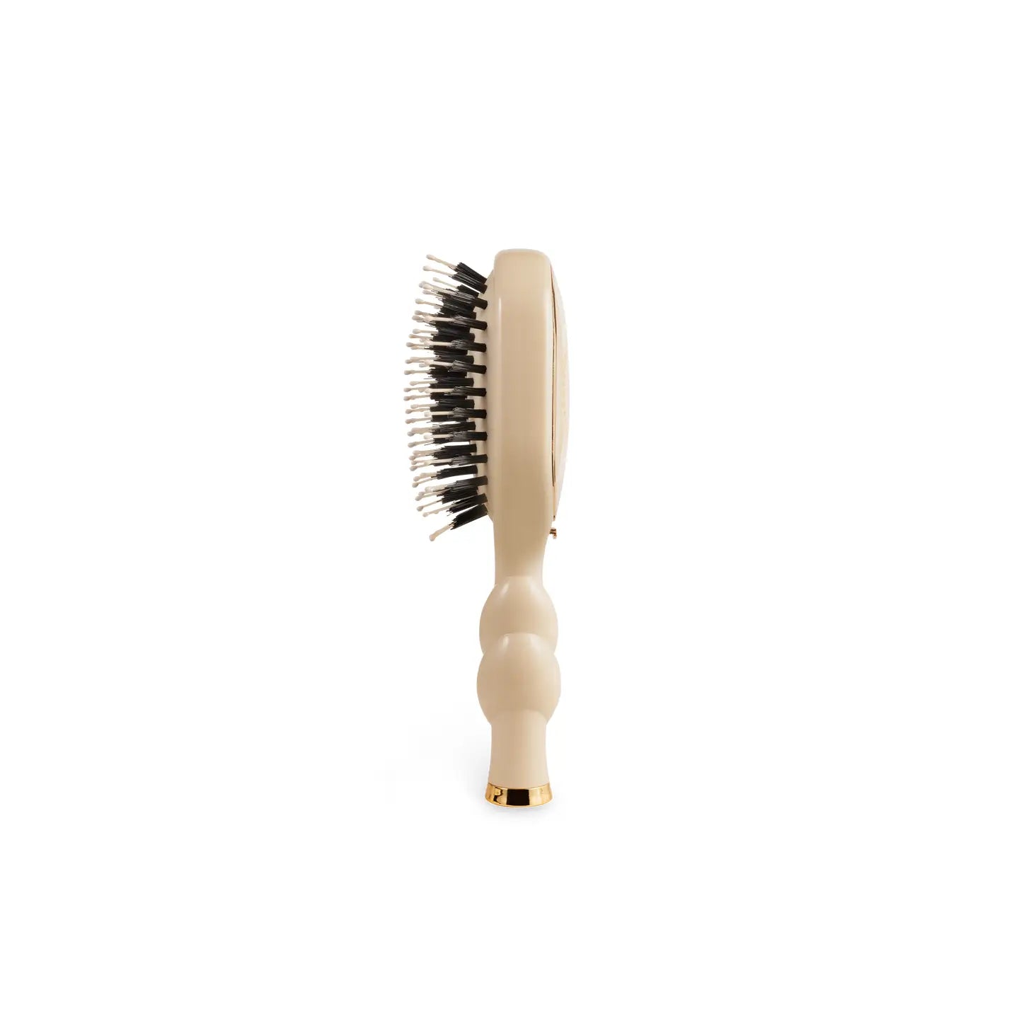 Mini Boar Bristle Hair Brush - Tan