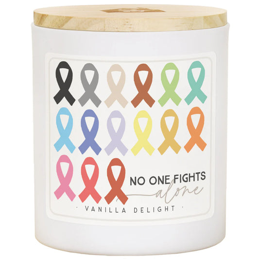 No One Fights Alone Candle