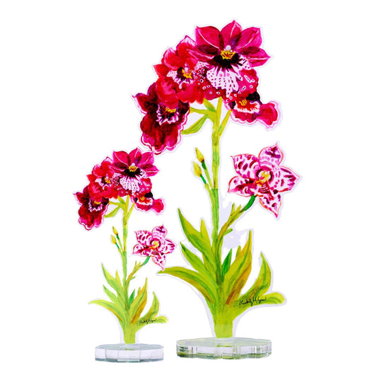 Pansy Orchid Acrylic Flower