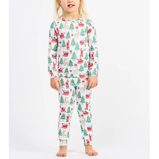 Annie Toddler PJ Set Tidings and Toile