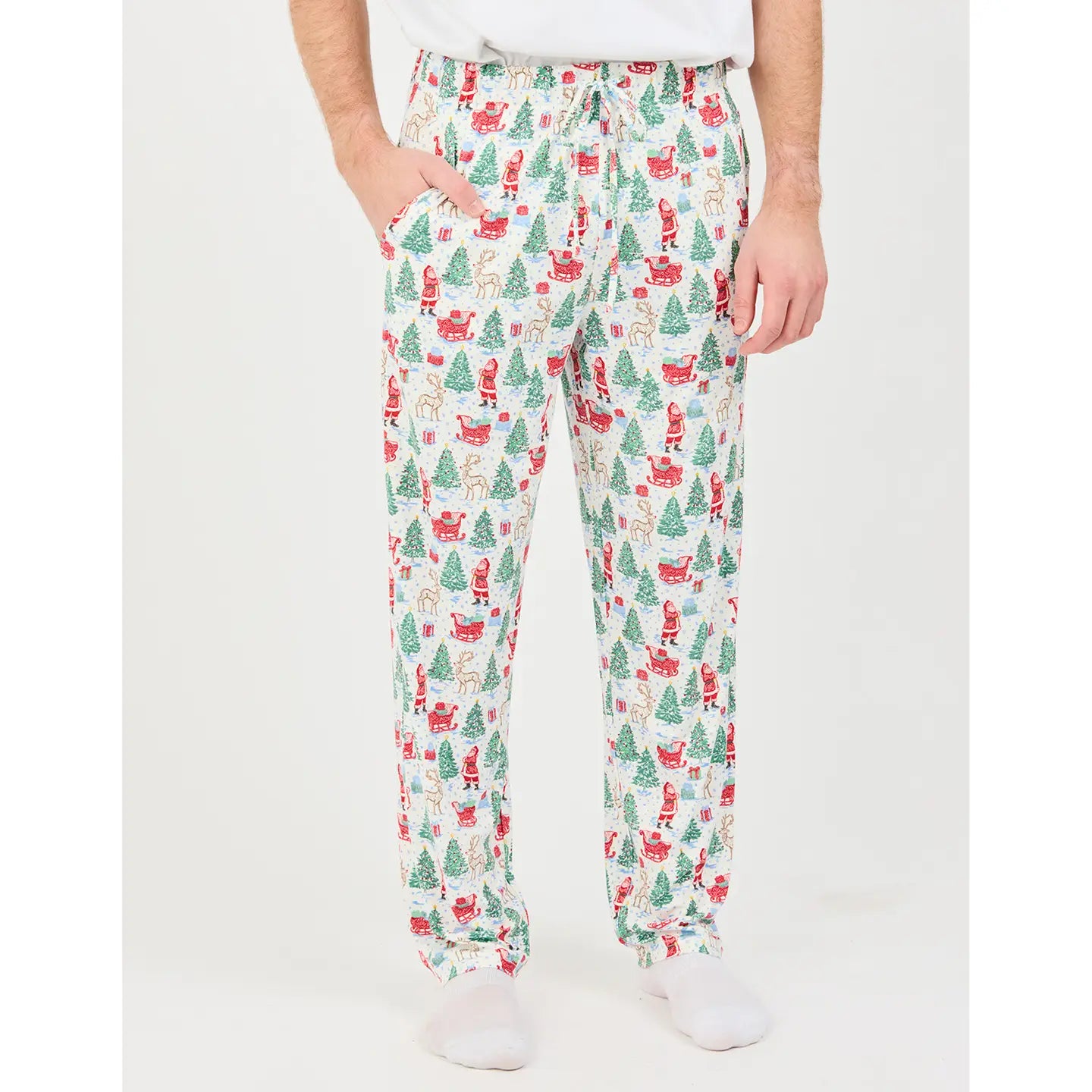 Men's PJ Pants Tidings and Toile