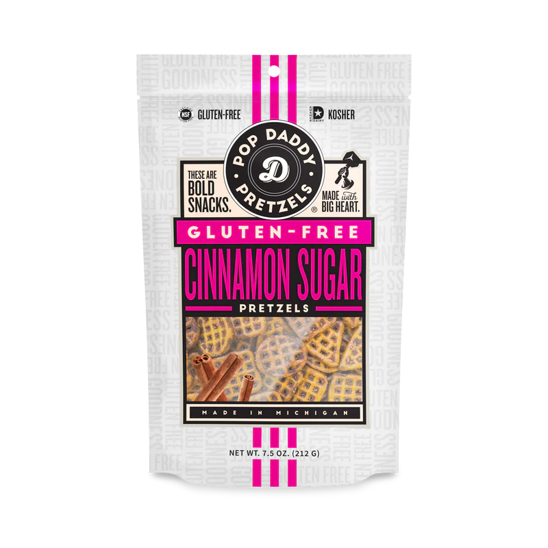 GF Cinnamon Sugar Seasoned Pretzels