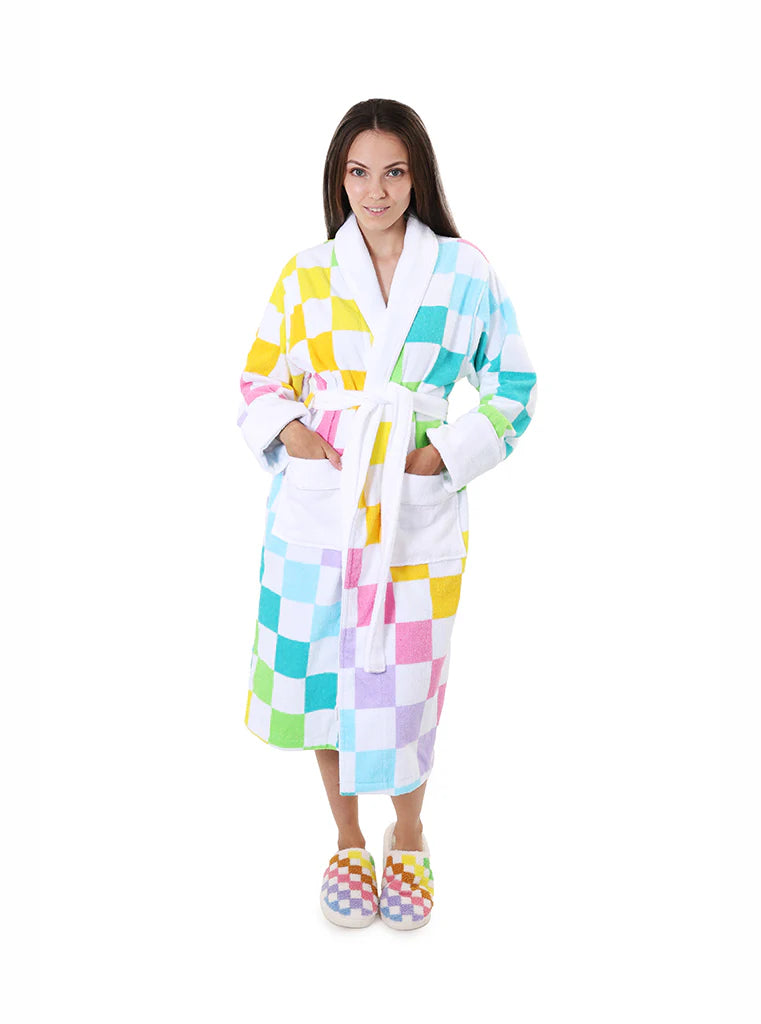 Checker Robe Living Royal Checker Robe – Kate James, LLC