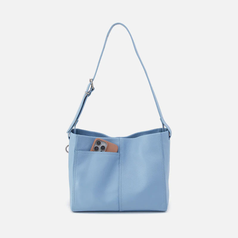 Render Shoulder Bag - Pebbled Leather | Seabreeze