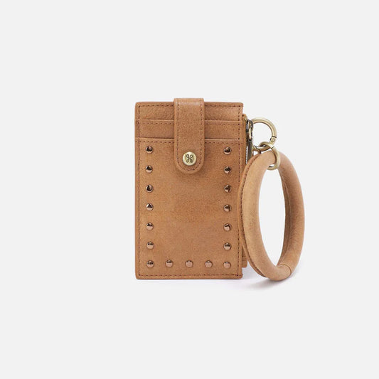 Ring Credit Card Wristlet - Buffed Leather | Whiskey