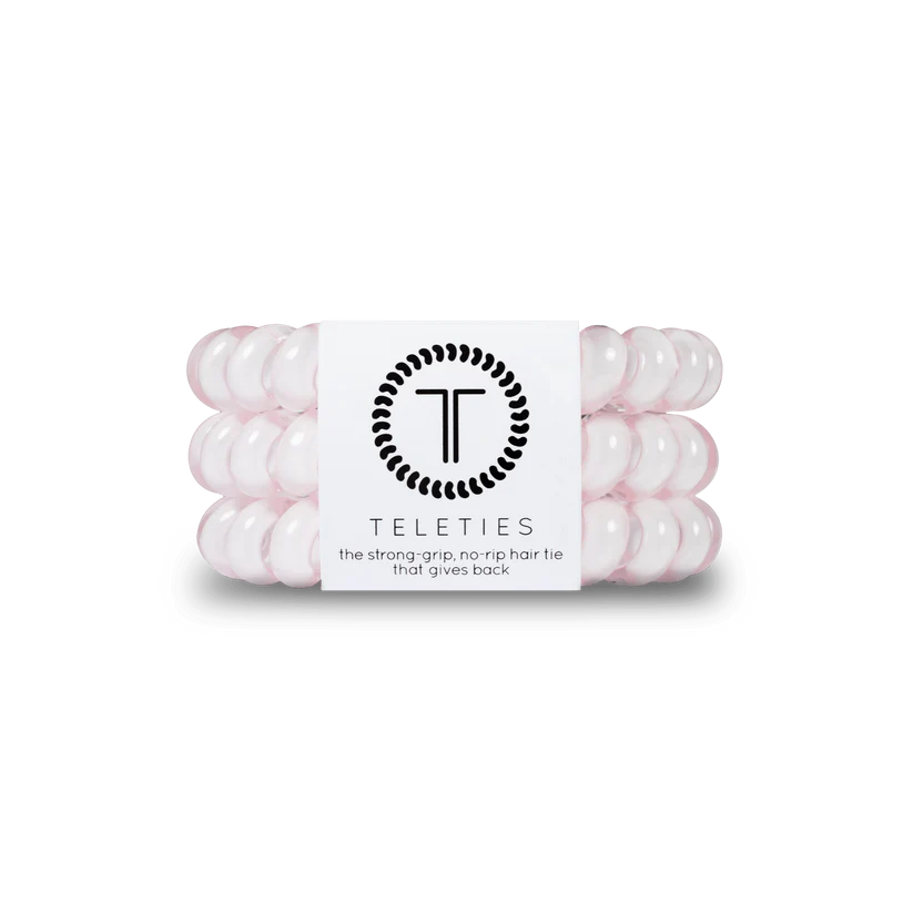 Spiral Hair Coils | Rose Water Pink
