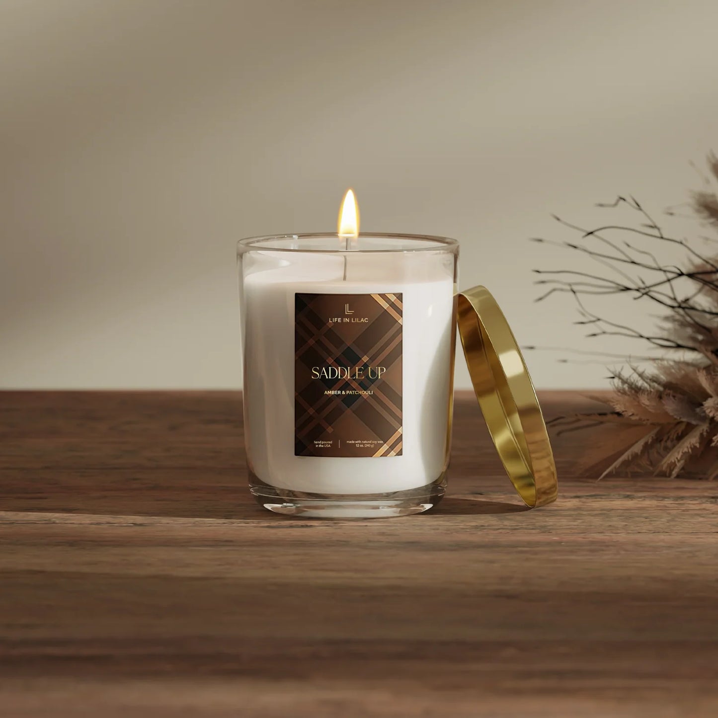 Saddle Up Candle