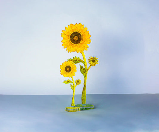 Sunflower Acrylic Flower