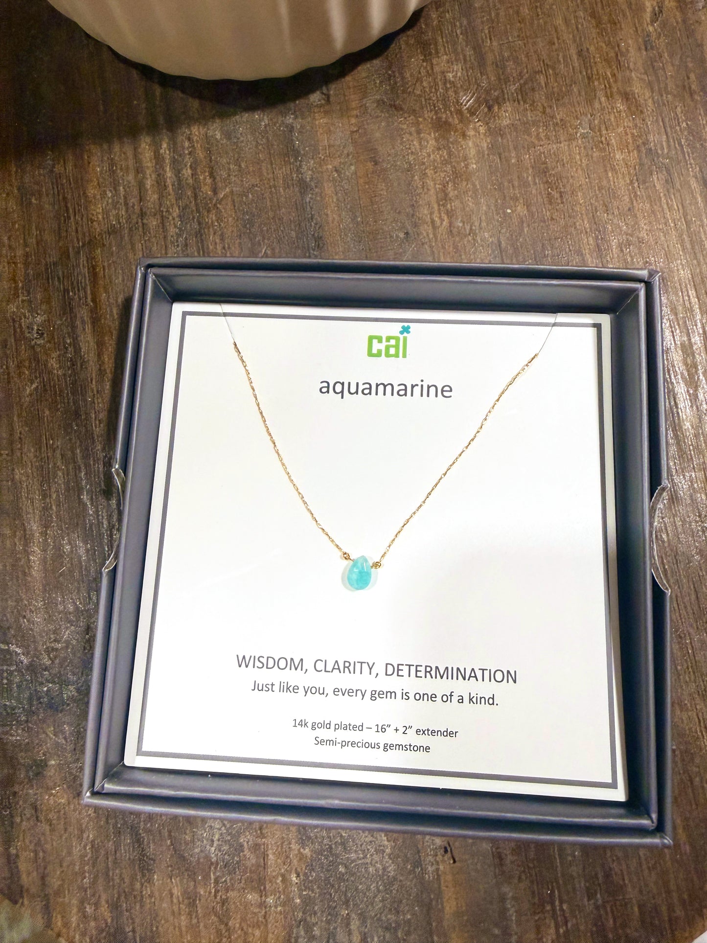 Gold Raindrop Necklace