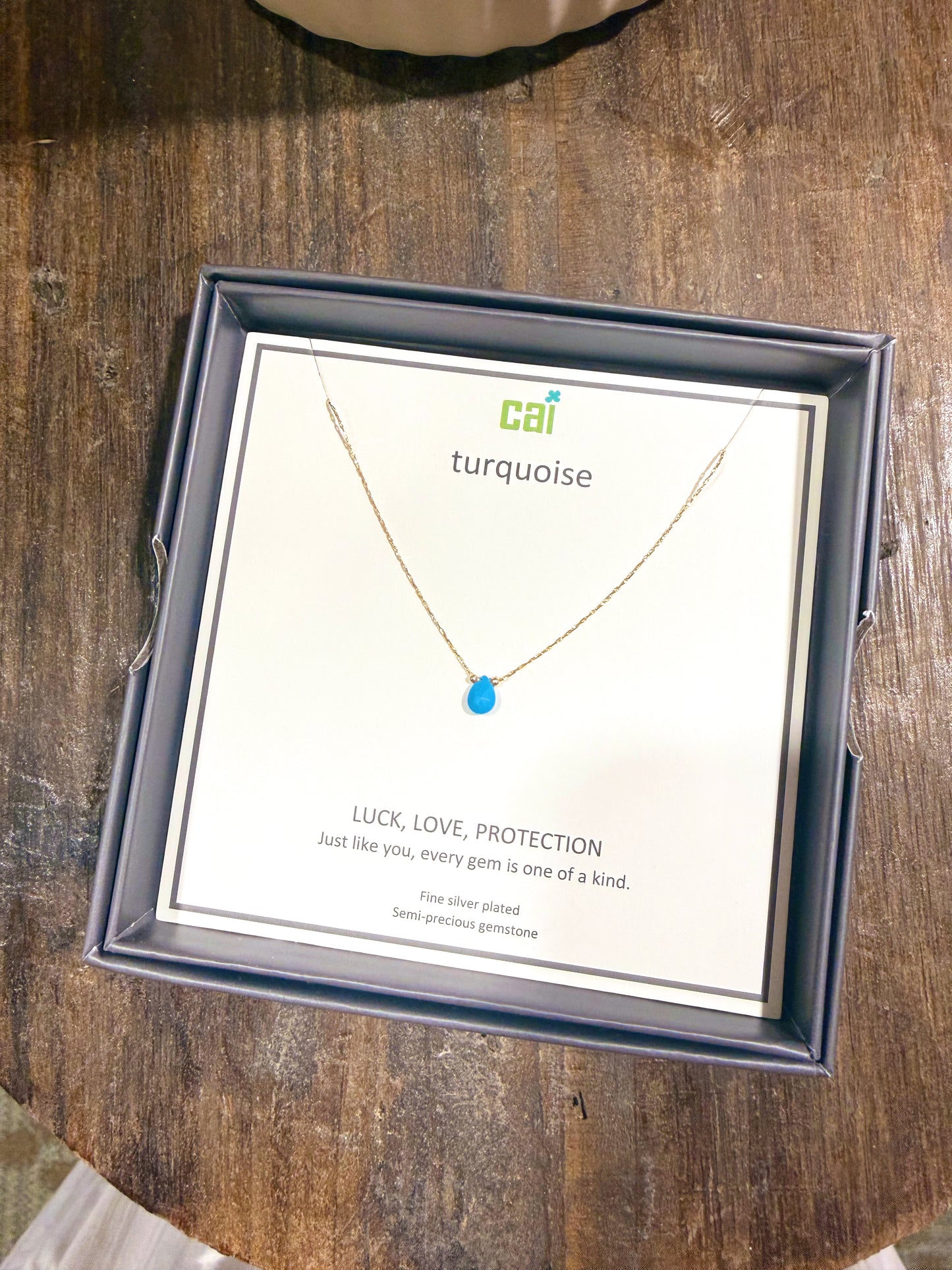 Gold Raindrop Necklace