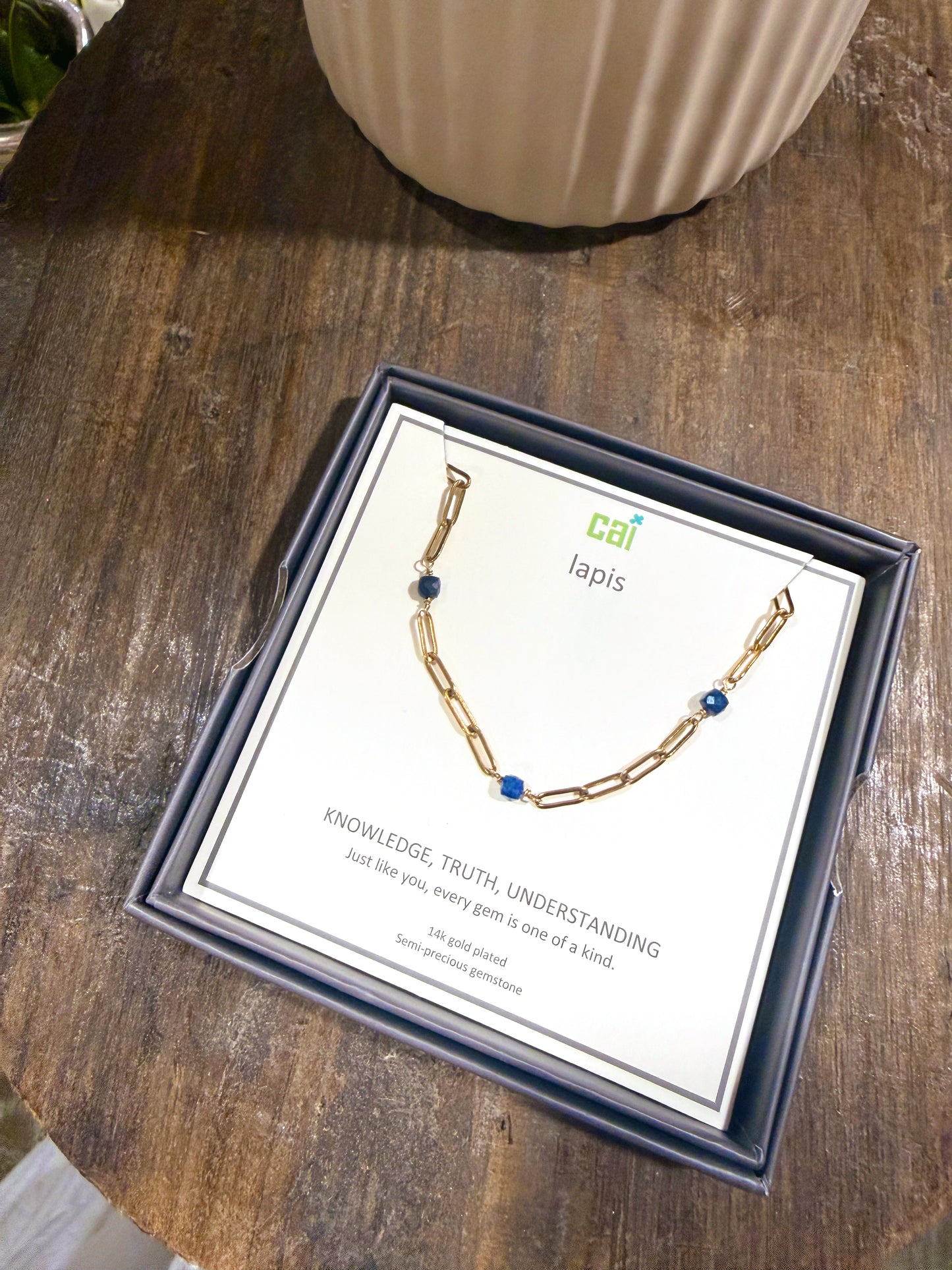 Gold Paperclip Link Necklace