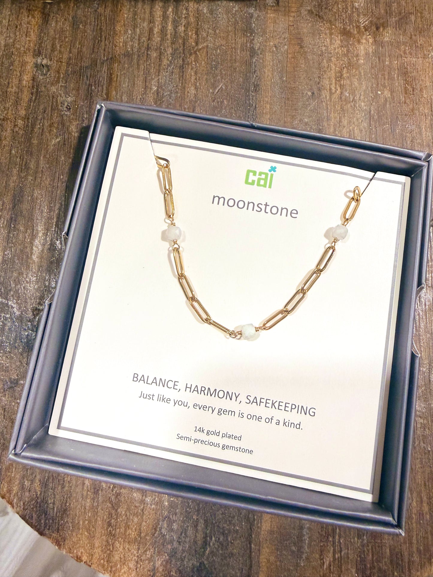 Gold Paperclip Link Necklace