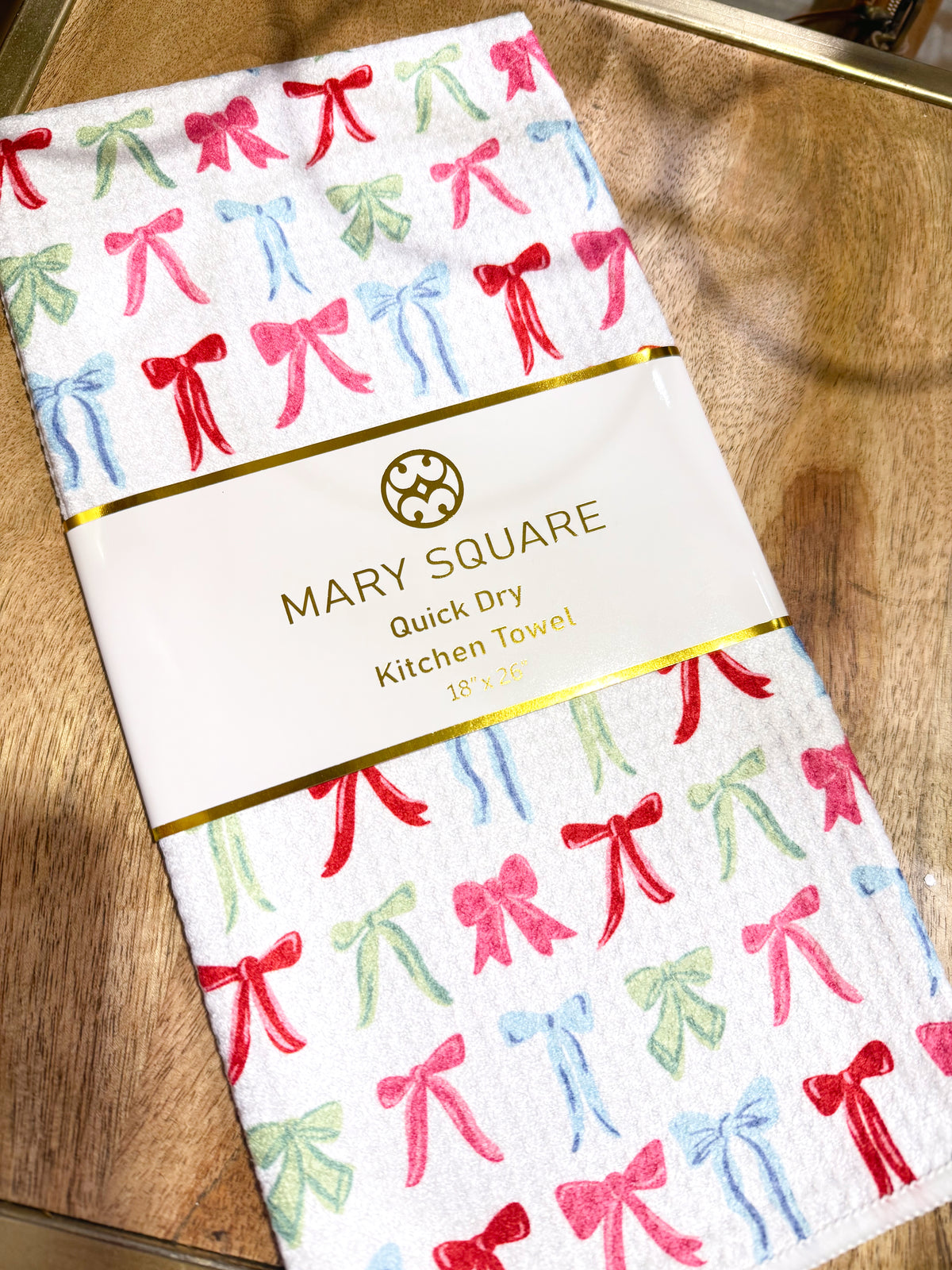 Quick Dry Kitchen Towel - A Bowtiful Christmas