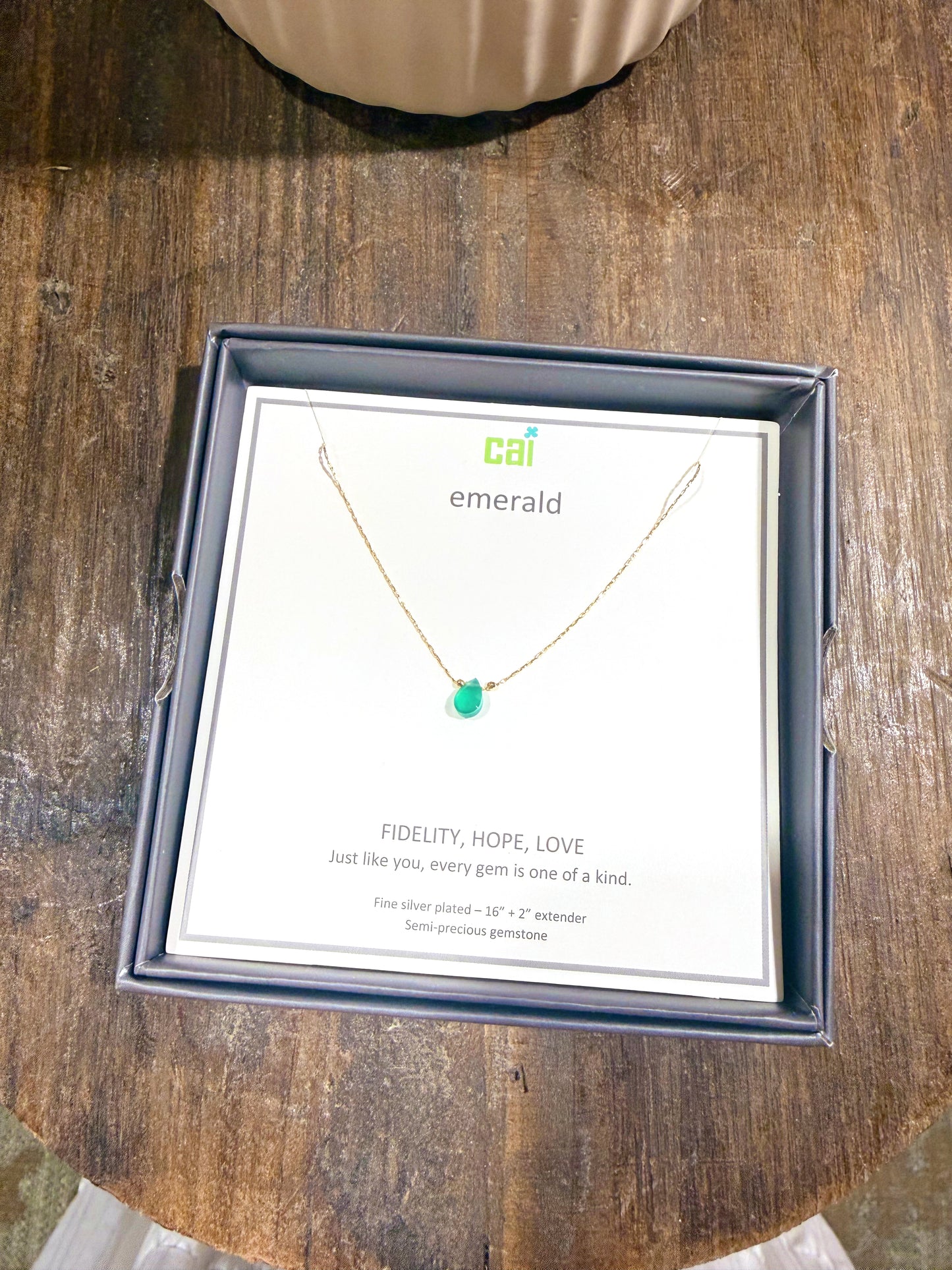 Gold Raindrop Necklace