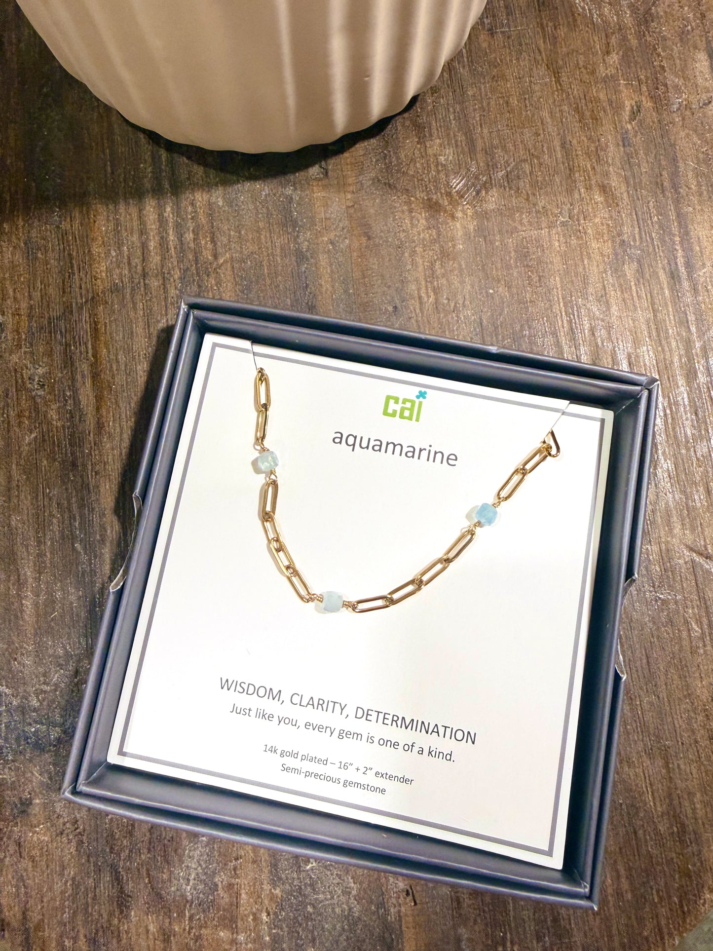 Gold Paperclip Link Necklace