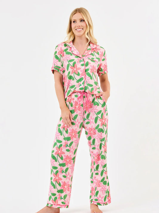 Women's Charlotte Pants Set | Island Muse Pink