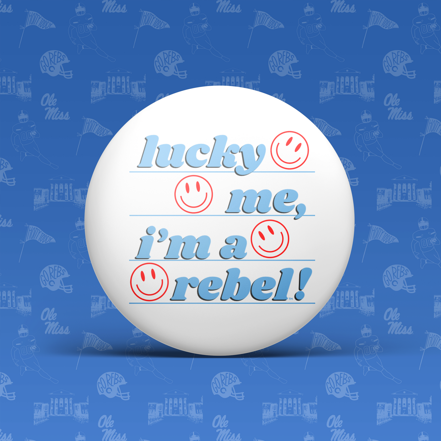 LUCKY ME! Game Day Pin