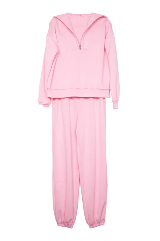 Pink Wholesale Scuba 2 Piece Set: Light Pink / M