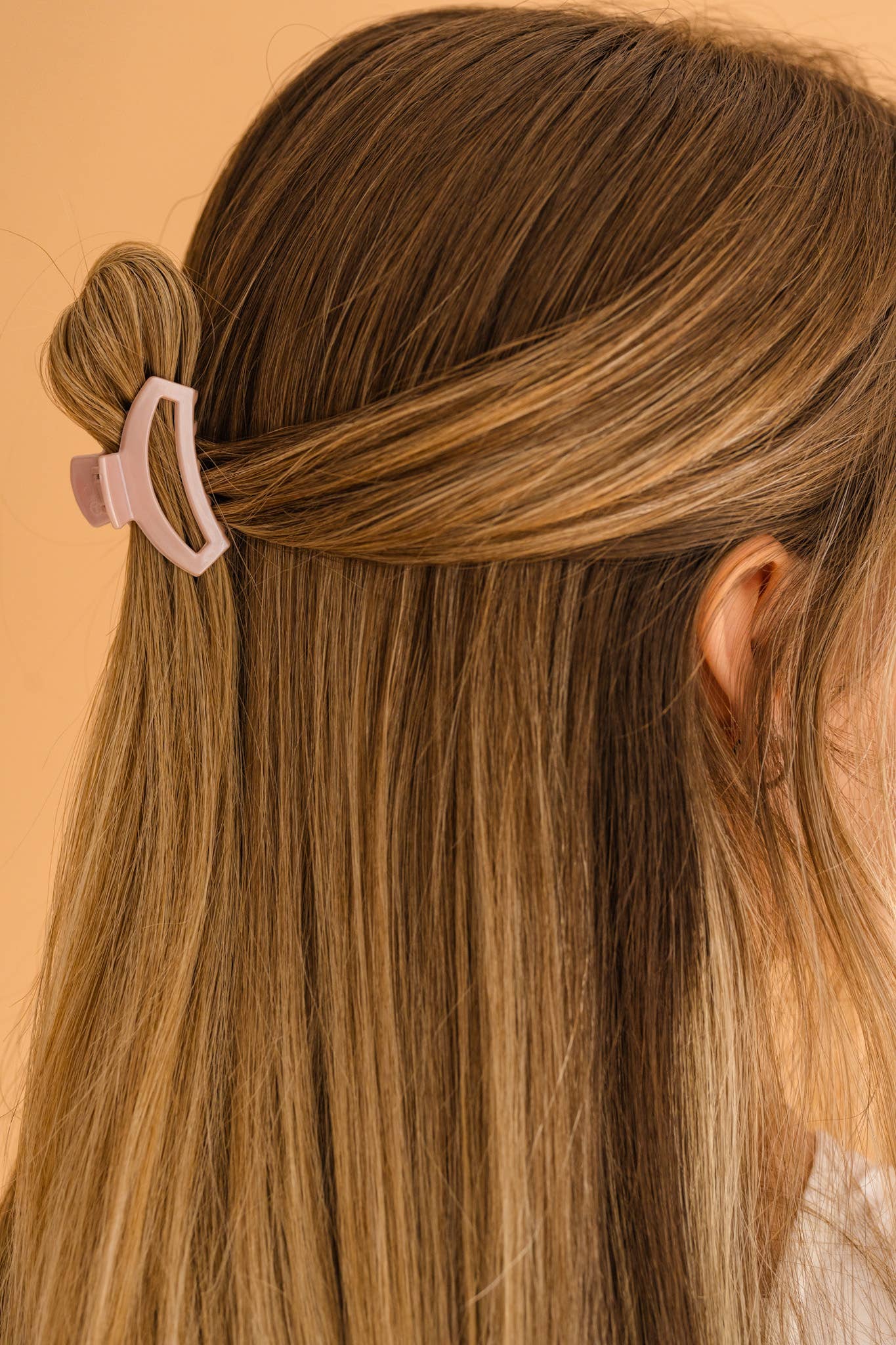Open Hair Clip | Tiny | Pearly Pink