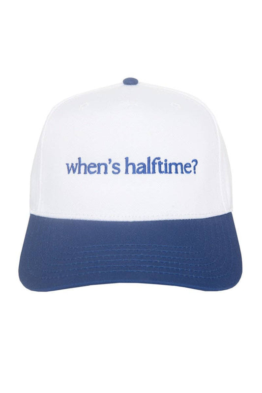 When's Halftime? - Blue and White