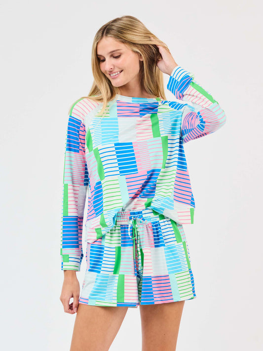 Women's Annie Pajama Shorts Set | Yacht Club