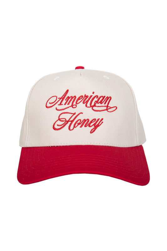 American Honey Two Toned Hat - Red