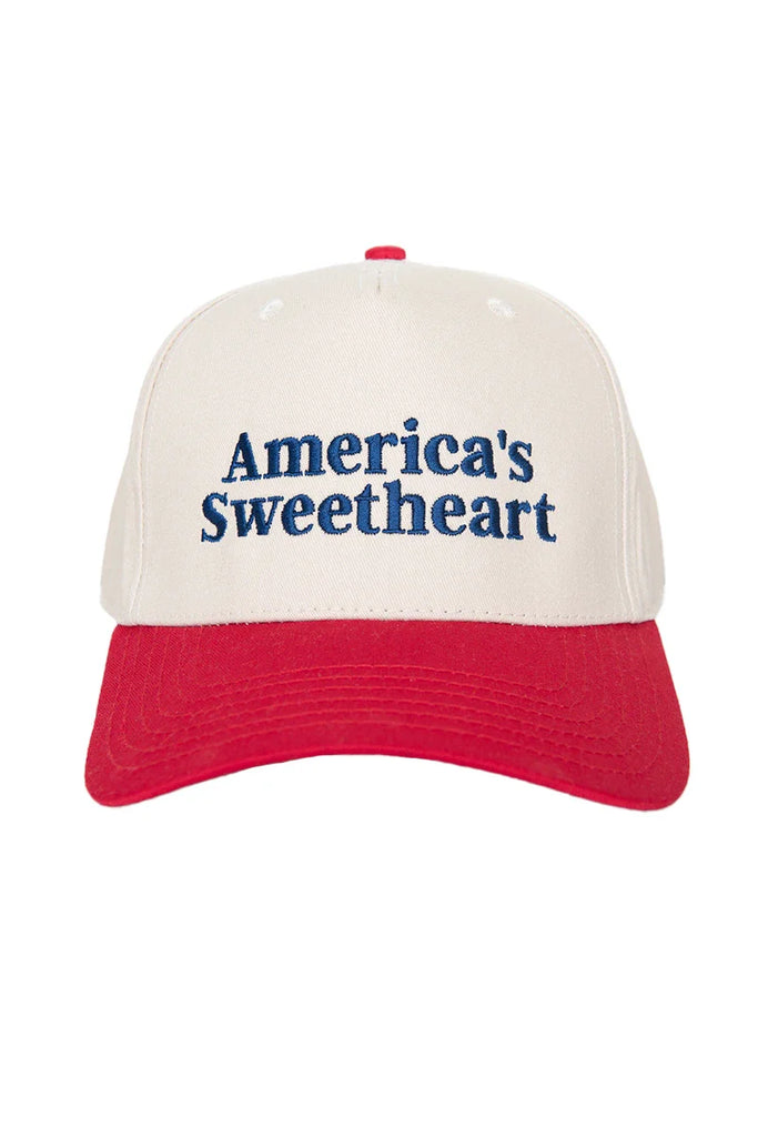 America's Sweetheart Trucker Hat - Red