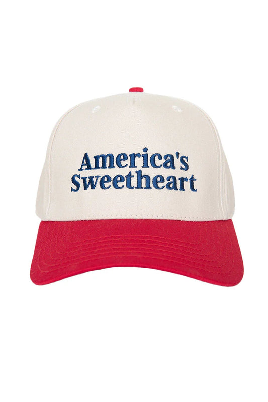 America's Sweetheart Trucker Hat - Red