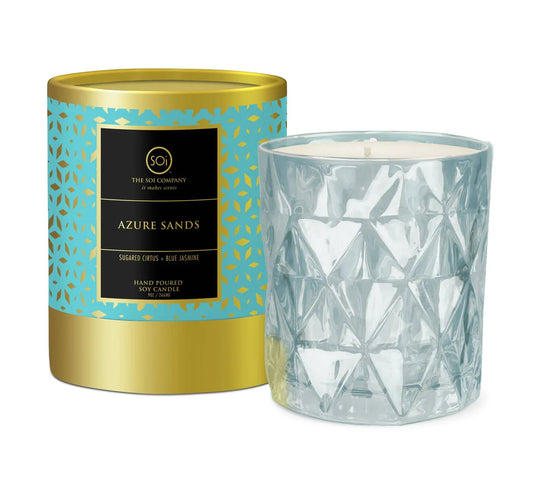 Aqua De Soi Azure Sands Shimmer 9oz Boxed Candle