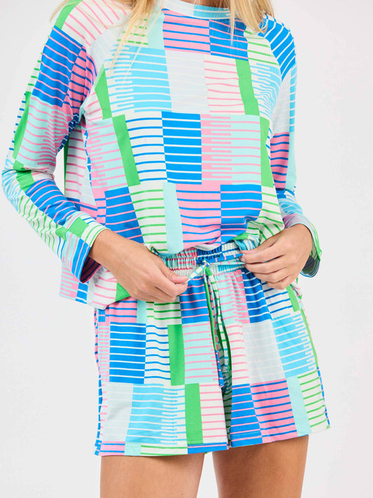 Women's Annie Pajama Shorts Set | Yacht Club