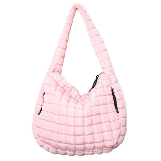 Light Pink Oversized Carryall Tote: Light Pink