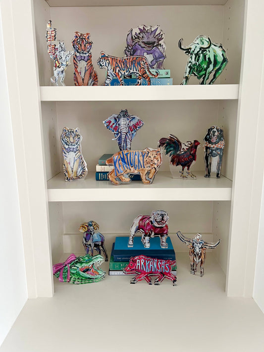 "Al-ephant" acrylic shelfie: Small