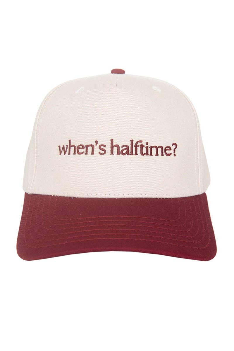When's Halftime? - Blue and White
