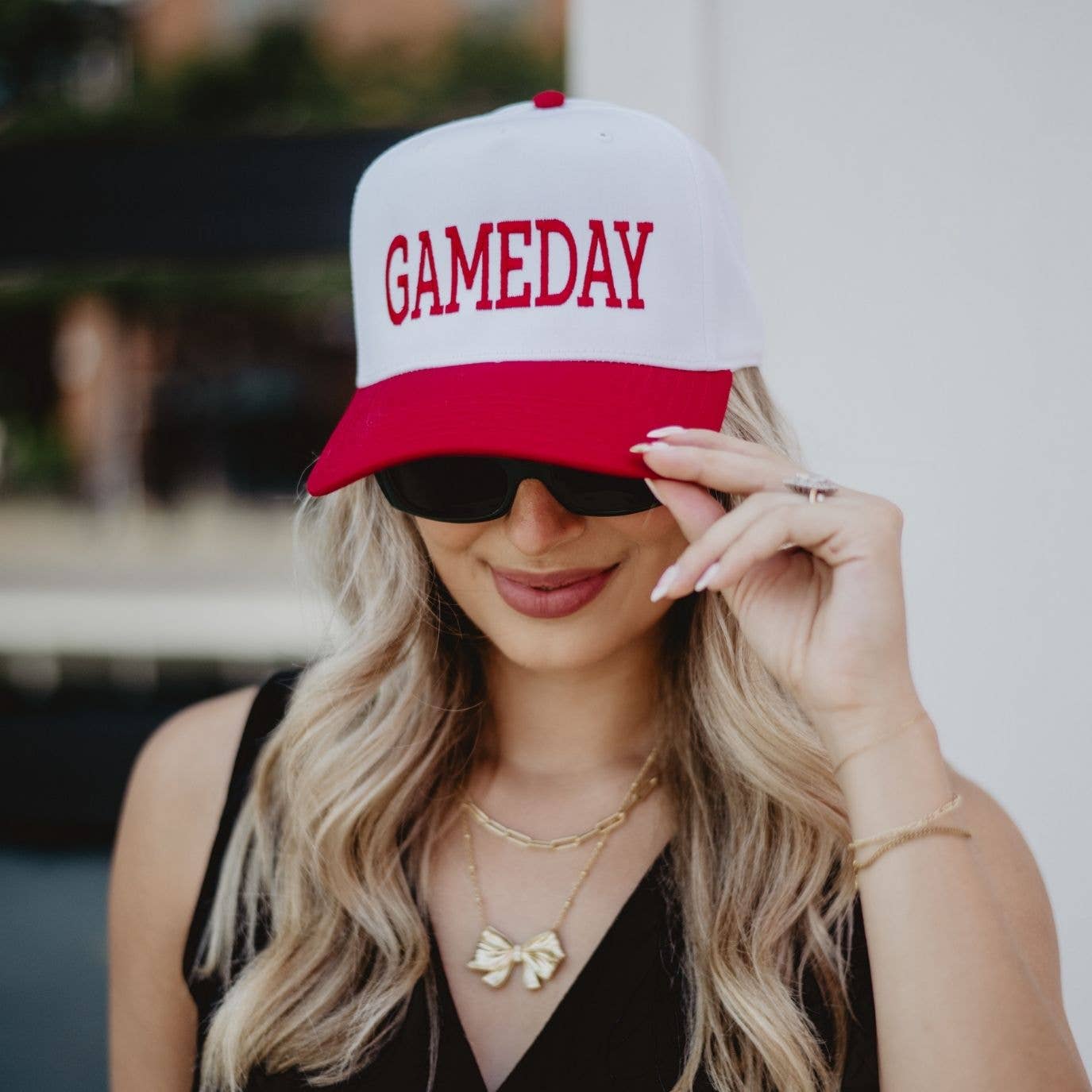 GAMEDAY Two-Toned Vintage Hat: Maroon and Tan