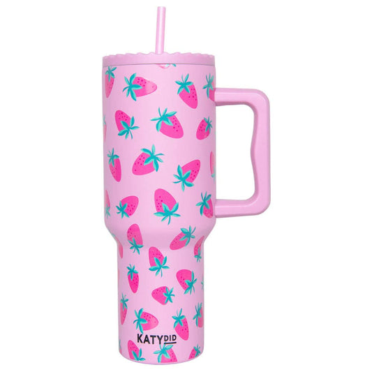 Subtle Strawberry Wholesale 38 Oz Tumbler: Pink