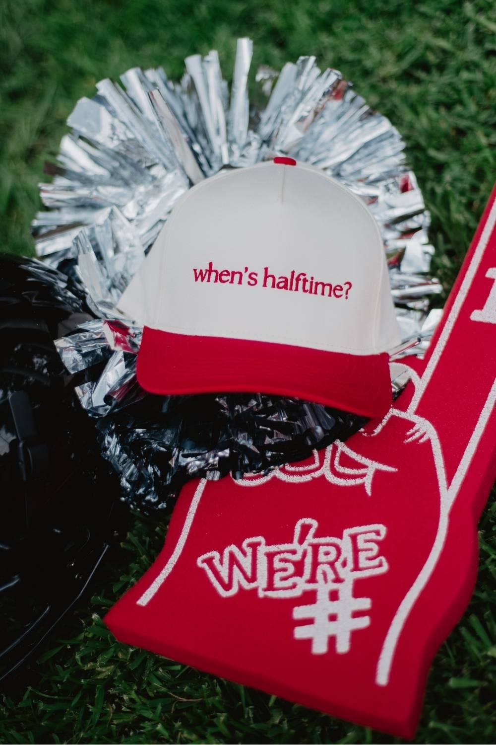 When's Halftime? - Blue and White