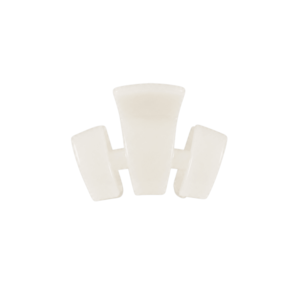 Classic Coconut White Petite Claw Clip