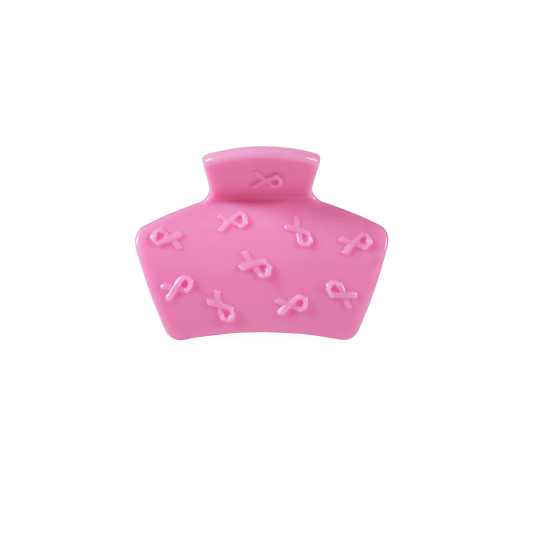 Classic Pink Ribbon Petite Claw Clip