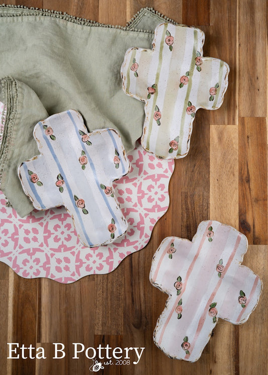 Cottage Stripe Cross