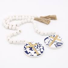 Cross Beaded Blessing Beads
