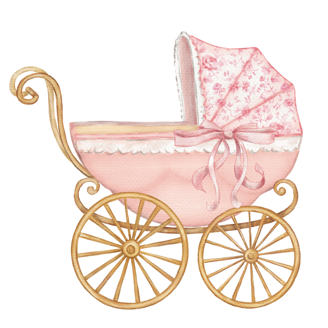 Welcome Baby- Door Hanger: Pink- It's a Girl