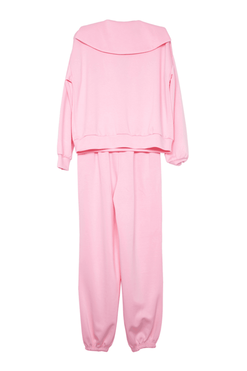 Pink Wholesale Scuba 2 Piece Set: Light Pink / L